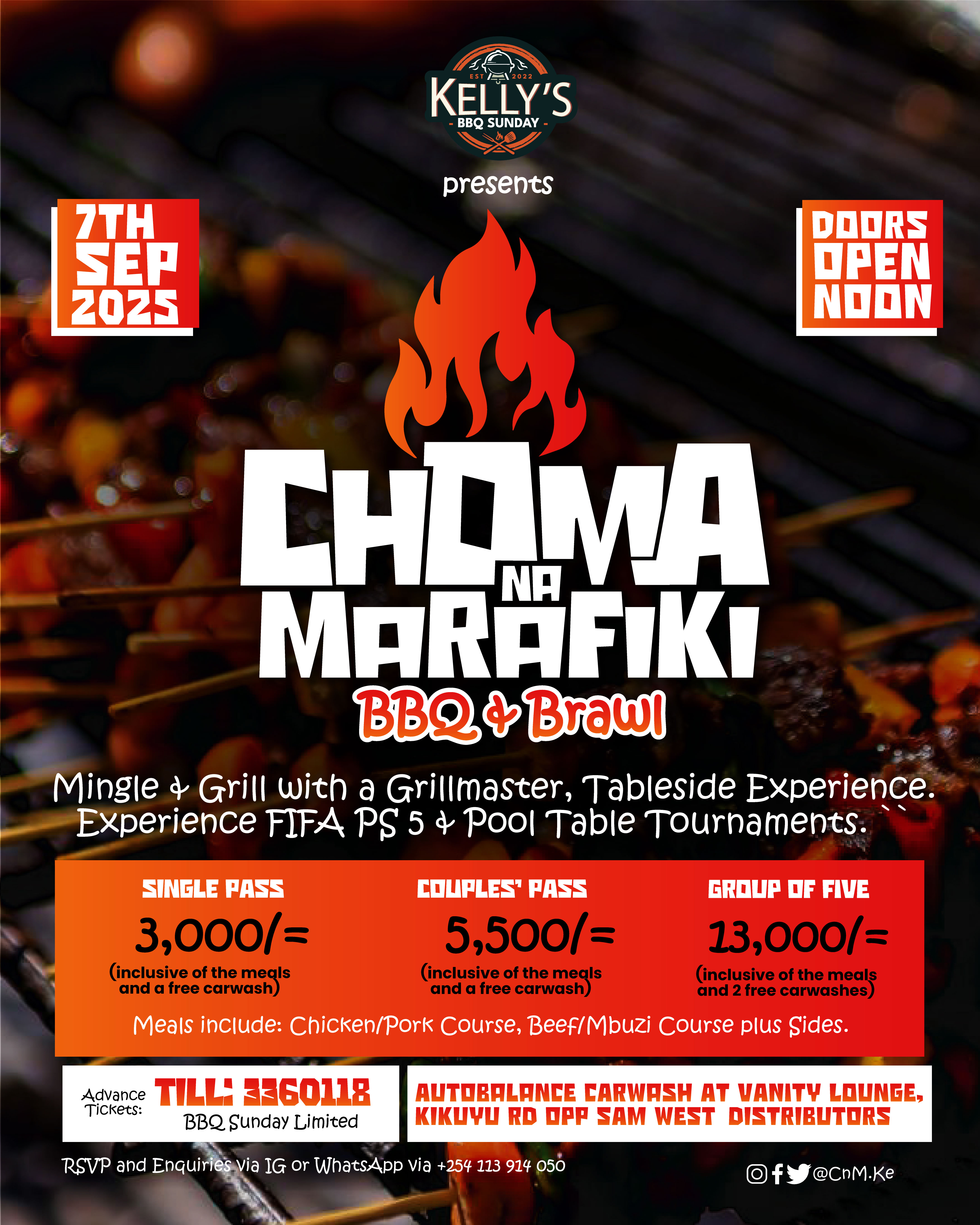 Choma Na Marafiki BBQ & Brawl Edition 1 poster — 7th September 2025