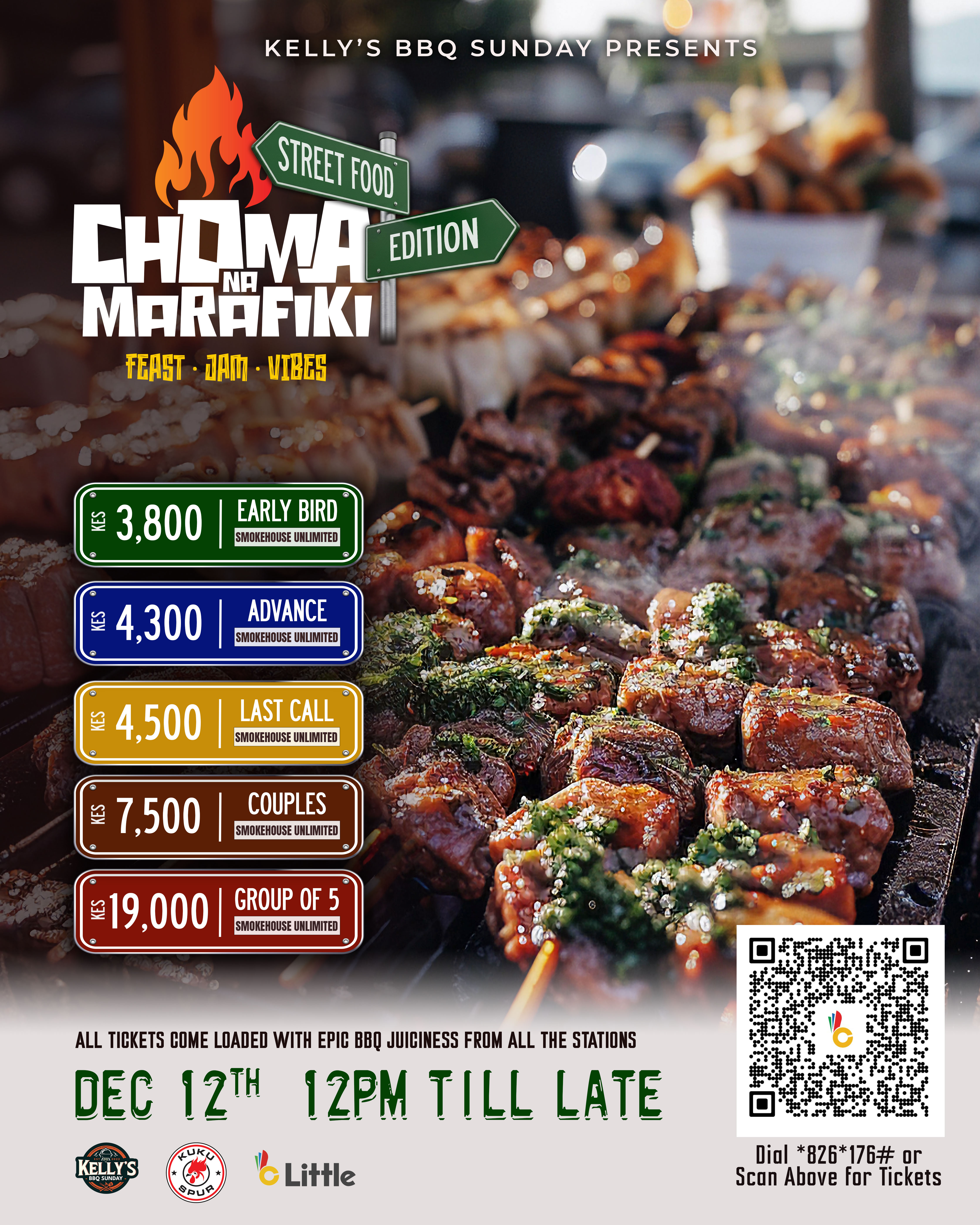 Choma Na Marafiki Street Food Edition official logo — 12 December 2026 Nairobi