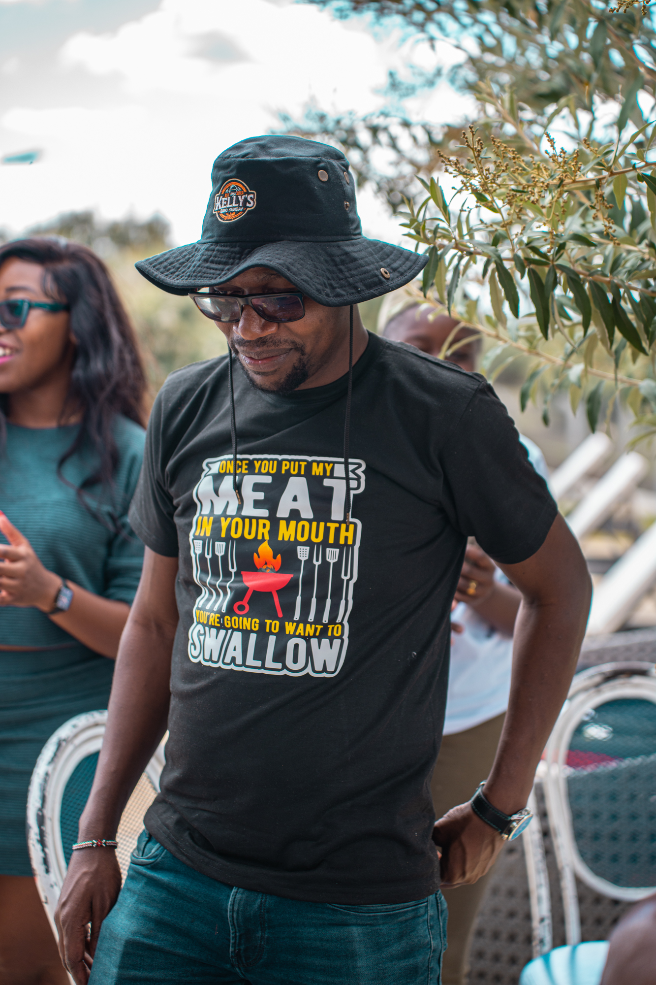 Kelly Ebole — Grillmaster and founder of Kelly's BBQ Sunday and Choma Na Marafiki, Nairobi